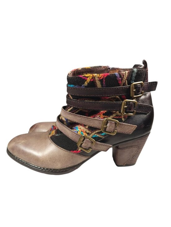 L'artiste Shoes - L' ARTISTE Spring Step Ankle Boots Heeled Strappy Colorful Size 39 US 8.5